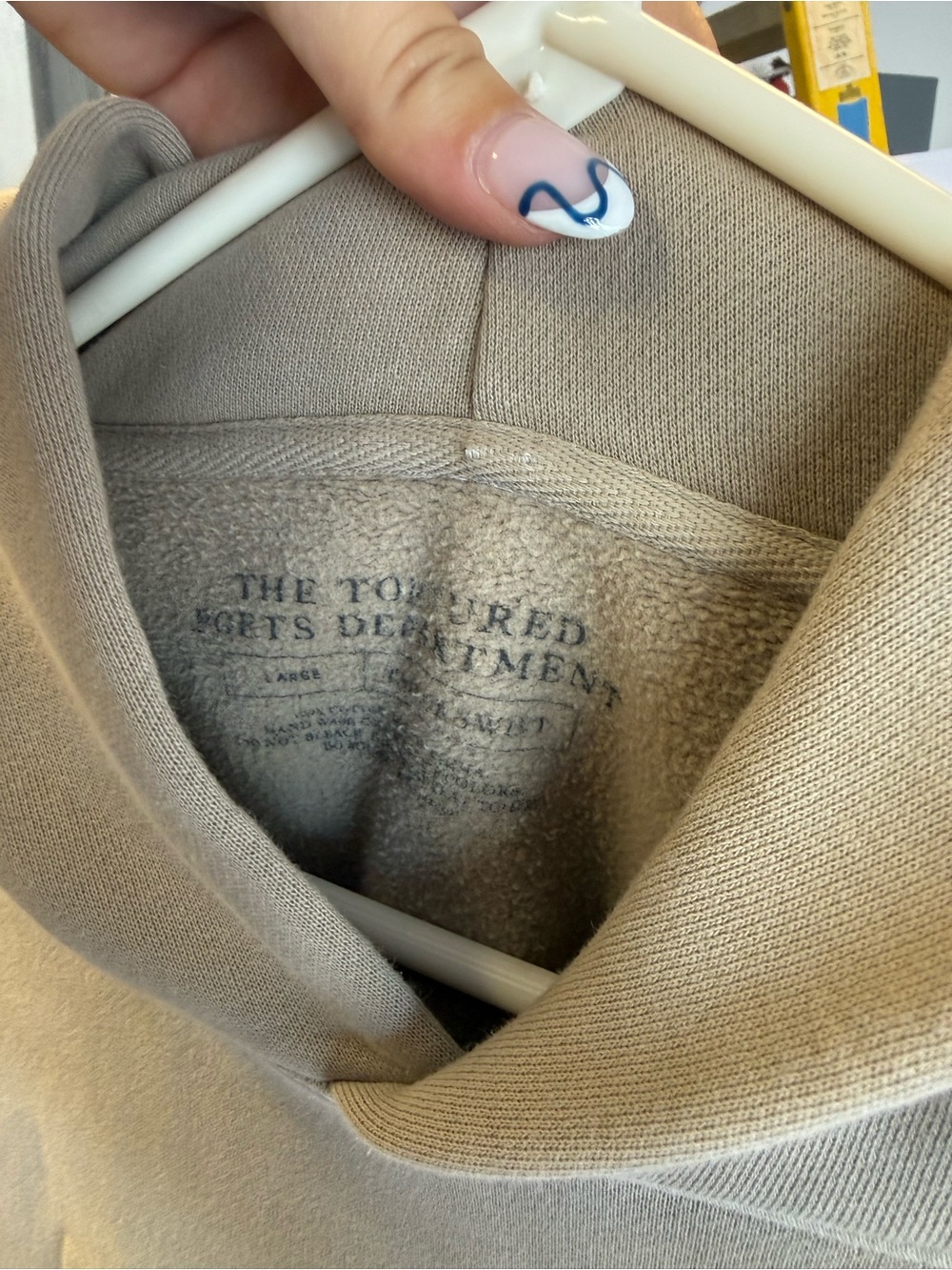 Taylor Swift Tortured Poets Department Hoodie size Large - Picture 3 of 3
